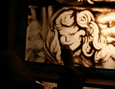 как сделать ящик для сенд-арта