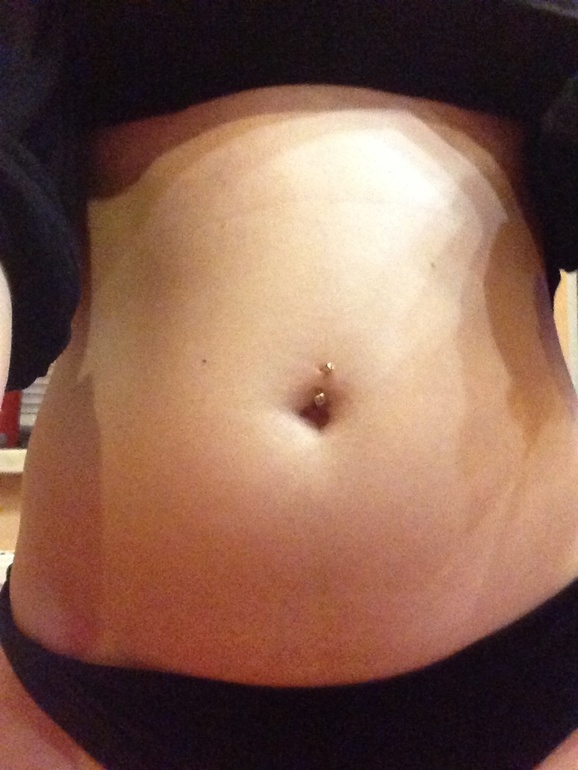 Мой живот : середина 11 недели