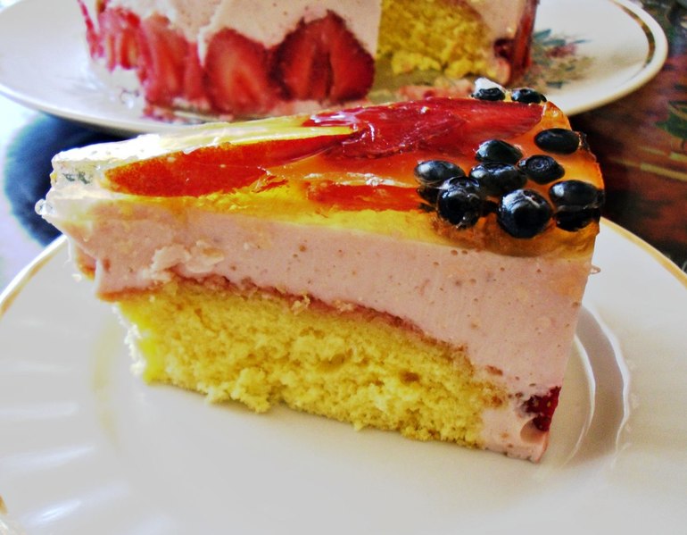 Фруктовый тортик)