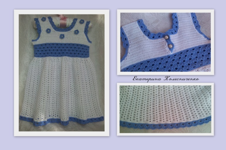 Комплект летний - платье и панамка