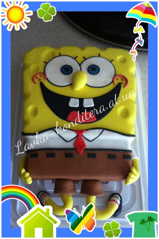 Самый любимый мульт. герой  в виде торта)