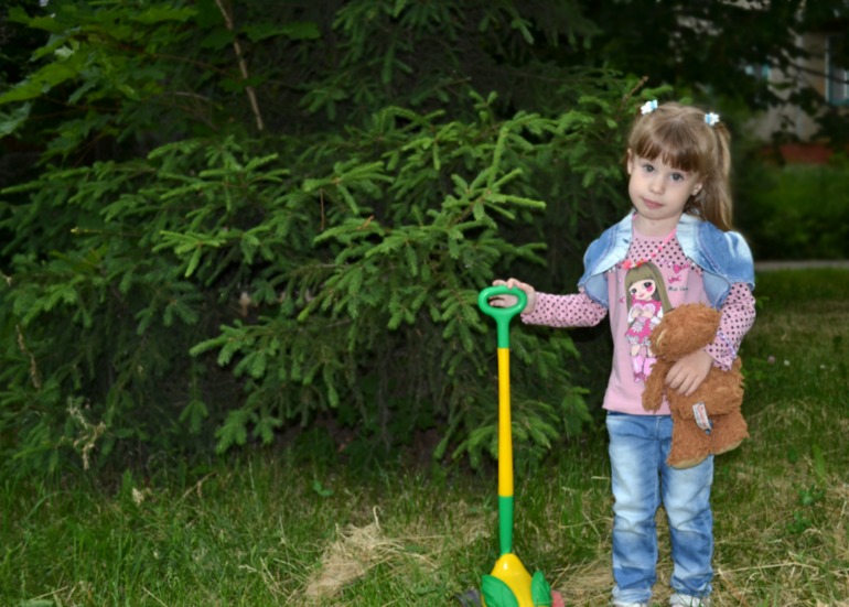 Как папа видит Леру)