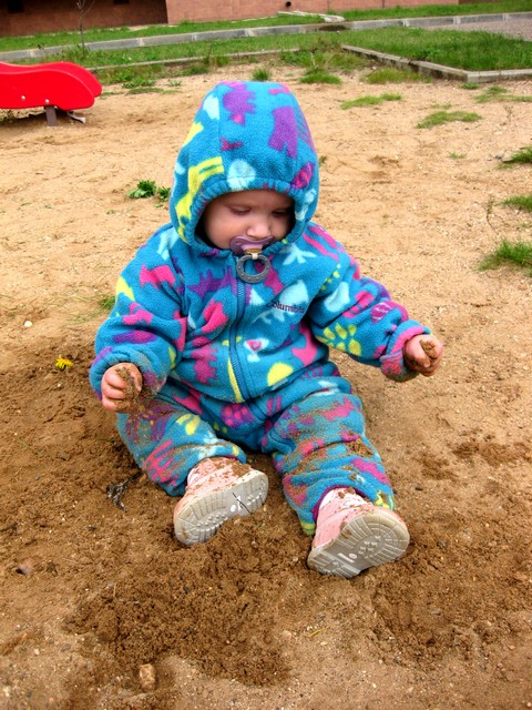 моя малява на прогулке.