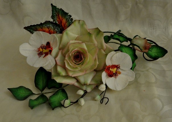 Увлекательный и волшебный мир сахарных цветов...проба пера))