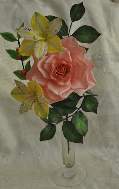 Увлекательный и волшебный мир сахарных цветов...проба пера))