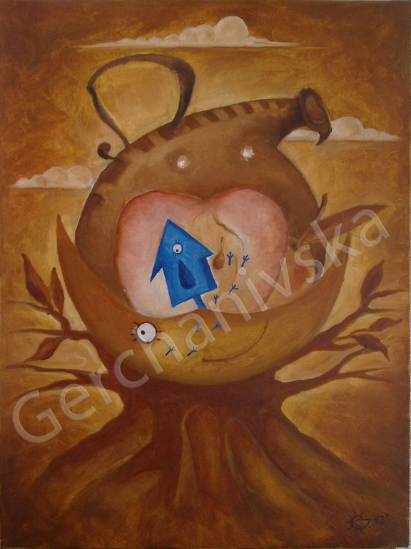 Еще одна свежая работа маслом