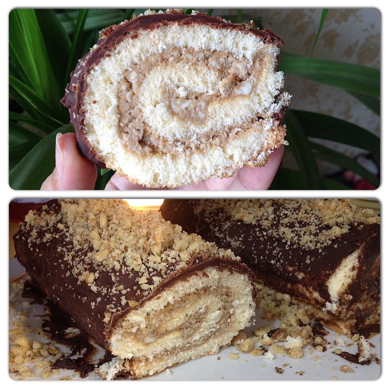 Бисквитный рулет...