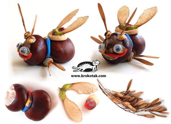 Идеи поделок осенью