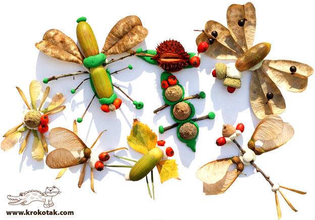 Идеи поделок осенью