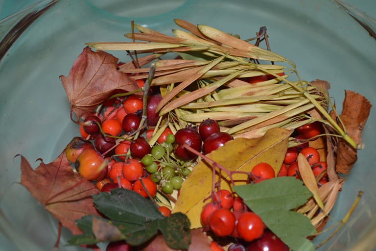 Осенний медальон