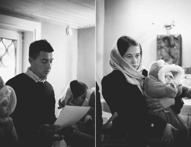 Таинство крещения Егора