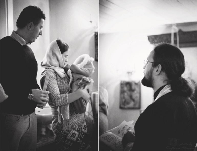 Таинство крещения Егора