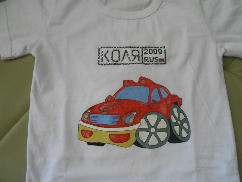 Футболочки для сынулькиных  друзей