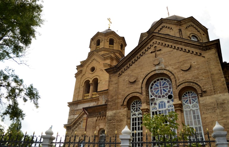 Евпатория.Набережная.На море шторм.