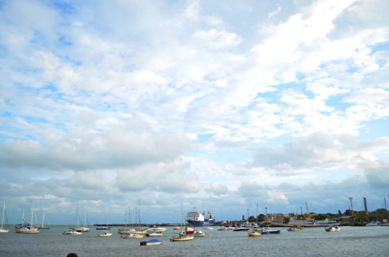 Евпатория.Набережная.На море шторм.