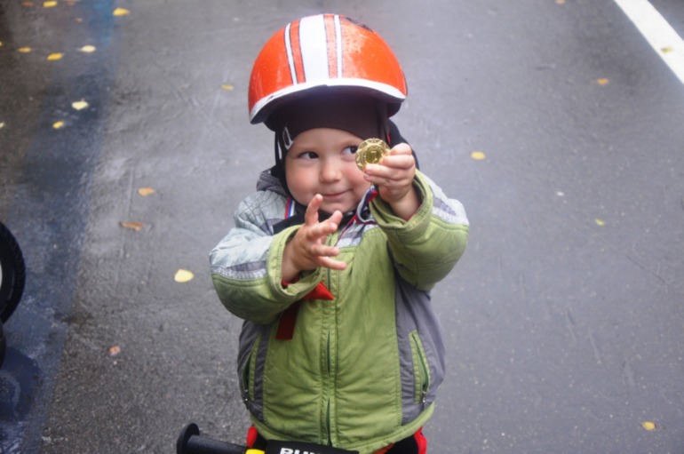 Первая беговелогонка