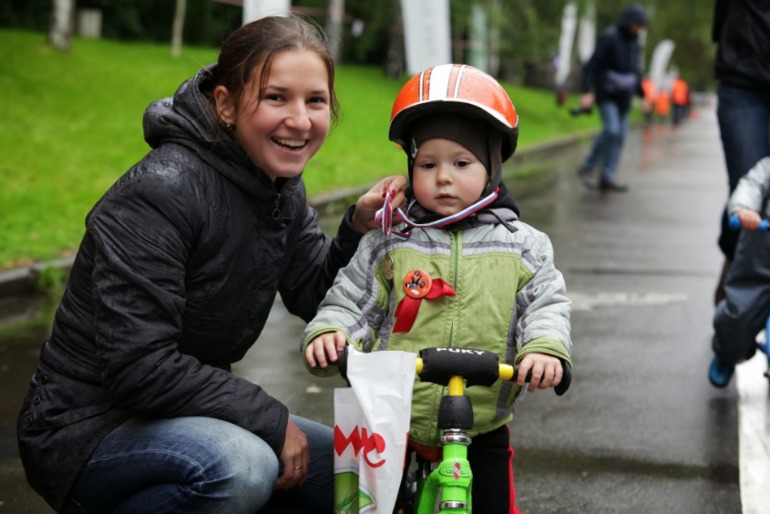 Первая беговелогонка