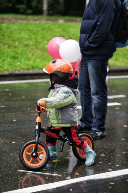 Первая беговелогонка