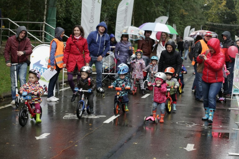 Первая беговелогонка