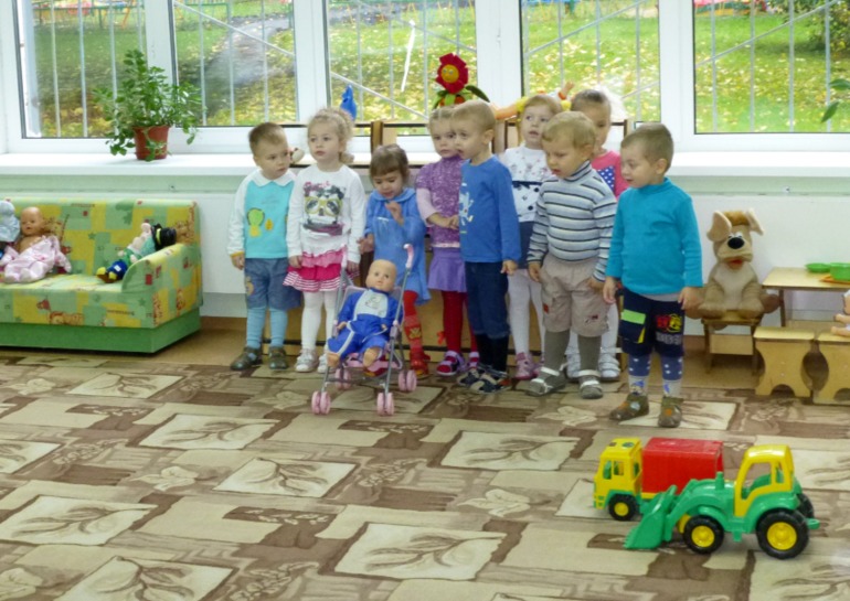 Первый открытый урок в садике.