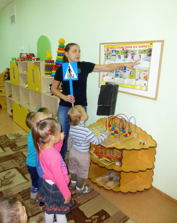 Первый открытый урок в садике.