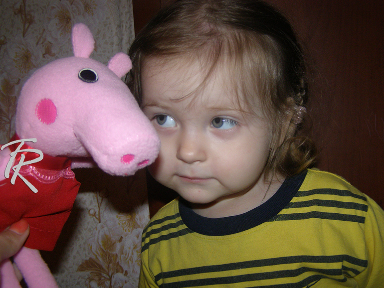 Любимая игрушка-свинка Пеппа