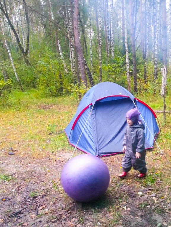 Осенний слет в дождливый день