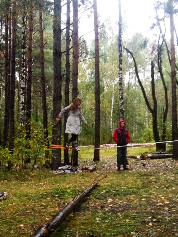 Осенний слет в дождливый день