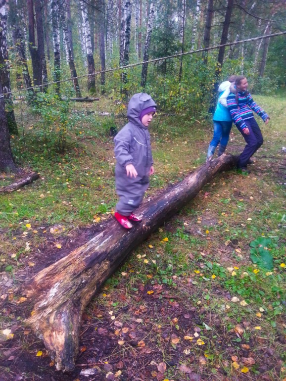 Осенний слет в дождливый день