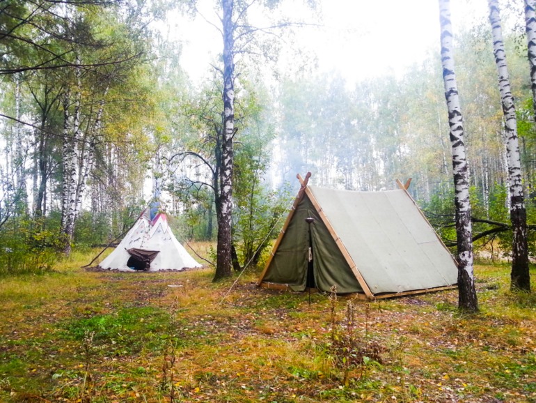 Осенний слет в дождливый день
