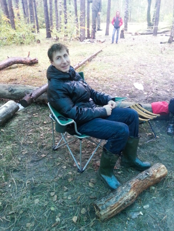 Осенний слет в дождливый день