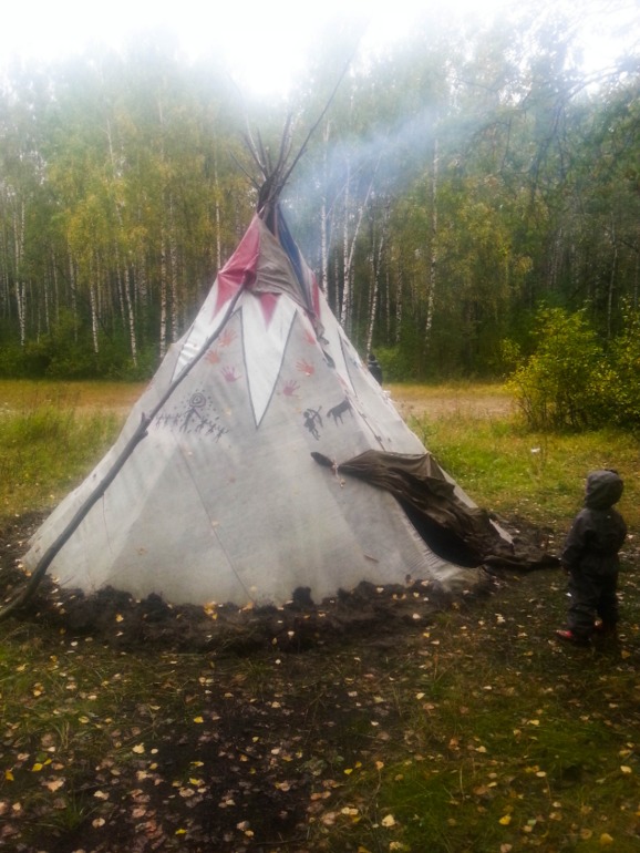 Осенний слет в дождливый день