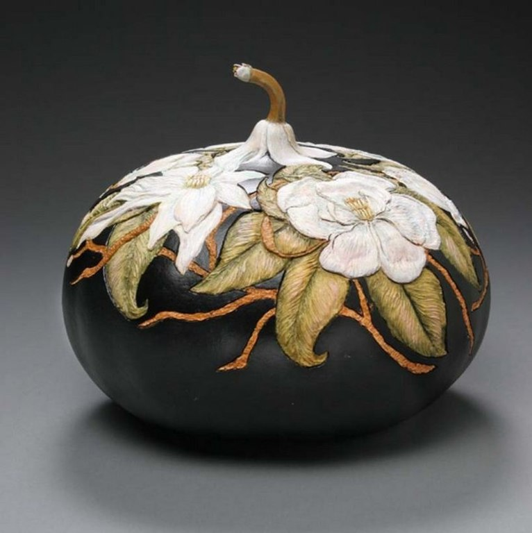 Ажурная резьба по тыкве от Мэрилин Сандерлэнд