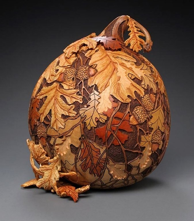 Ажурная резьба по тыкве от Мэрилин Сандерлэнд