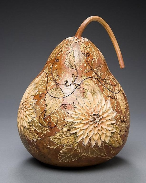 Ажурная резьба по тыкве от Мэрилин Сандерлэнд