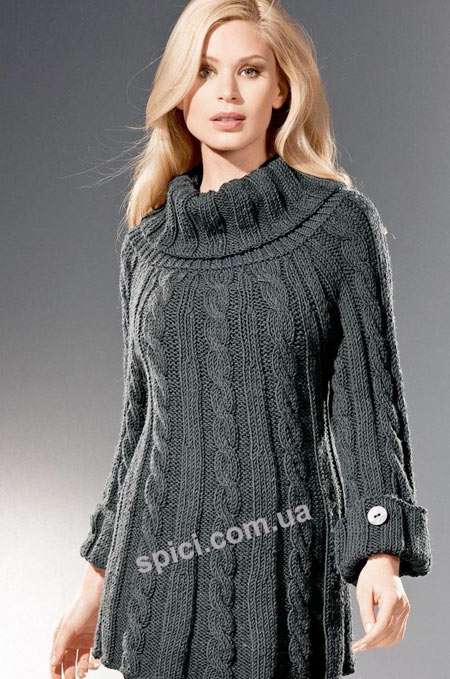 Теплое платье