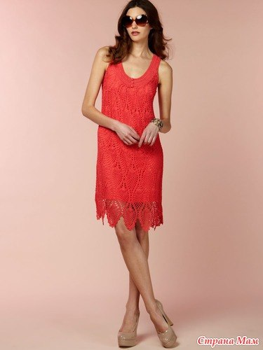 Сарафан узором ананас