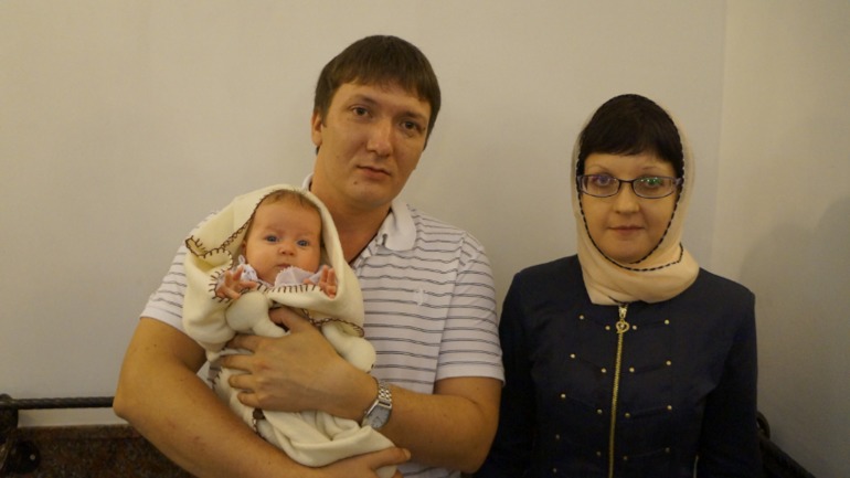 покрестили)