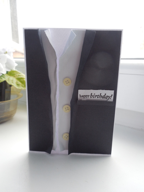 Мужская открытка на день Рождения.