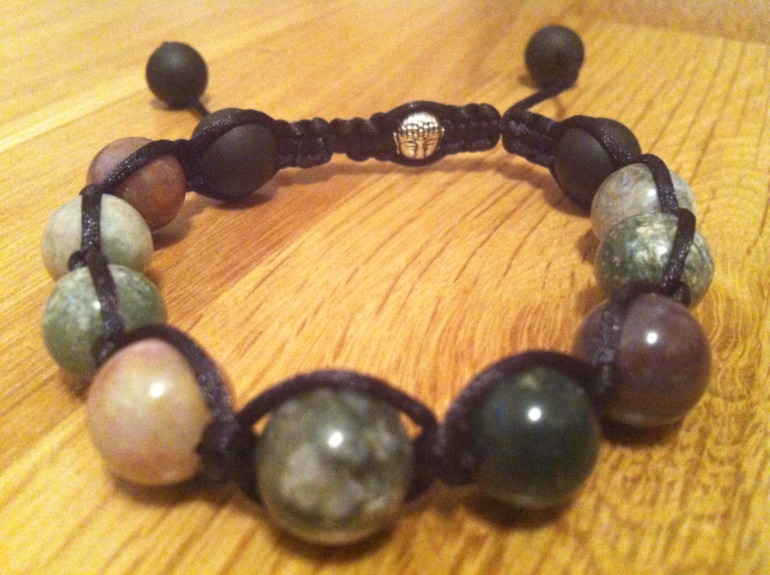 браслетики из натуральных камней на заказ (шамбала)