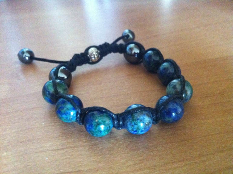 браслетики из натуральных камней на заказ (шамбала)