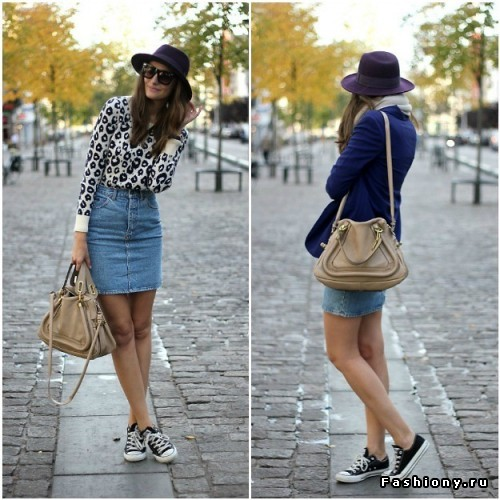 Под прицелом: Джинсовая юбка (рваная)