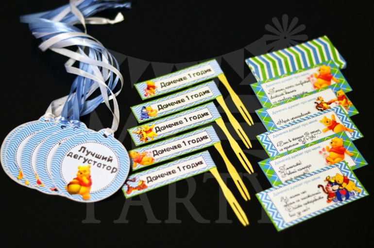 Оформление в стиле Winnie the Pooh