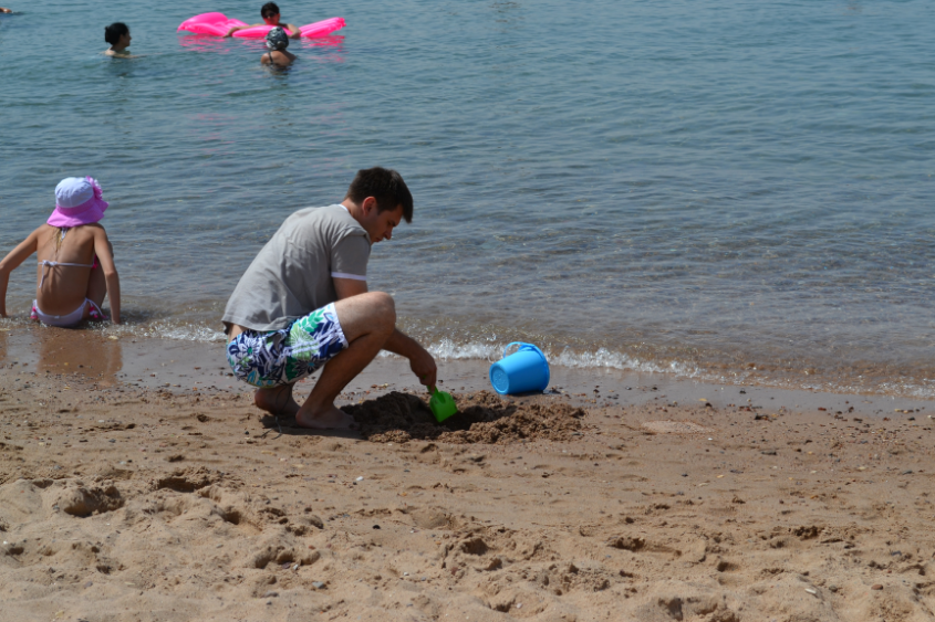 немножко нас с Сережкой на отдыхе....