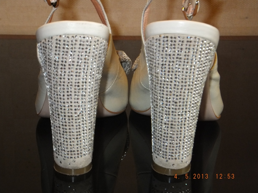 Туфли (босоножки) свадебные 38 размер