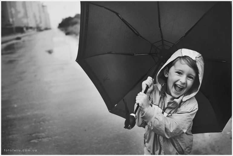 Дождь в радость:)