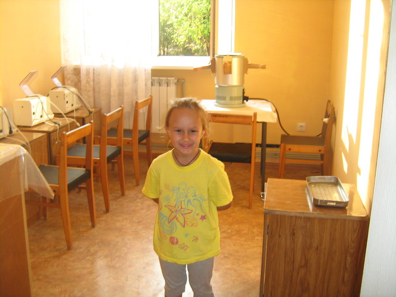 Вика в санатории