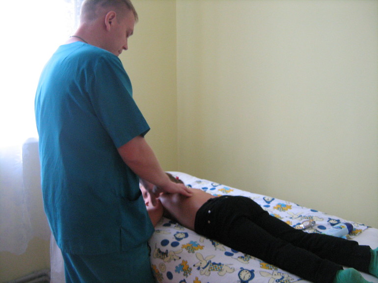 Вика в санатории