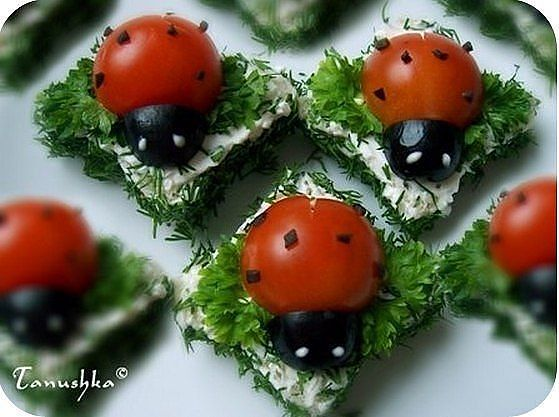 Рецепты и просто красивые идеи оформления блюд