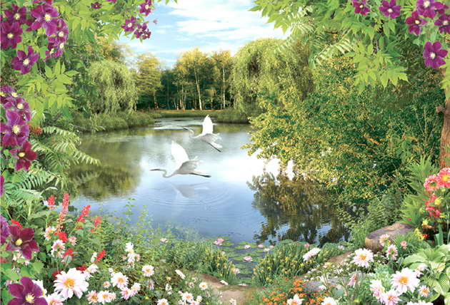 Меня окружает мой рай...